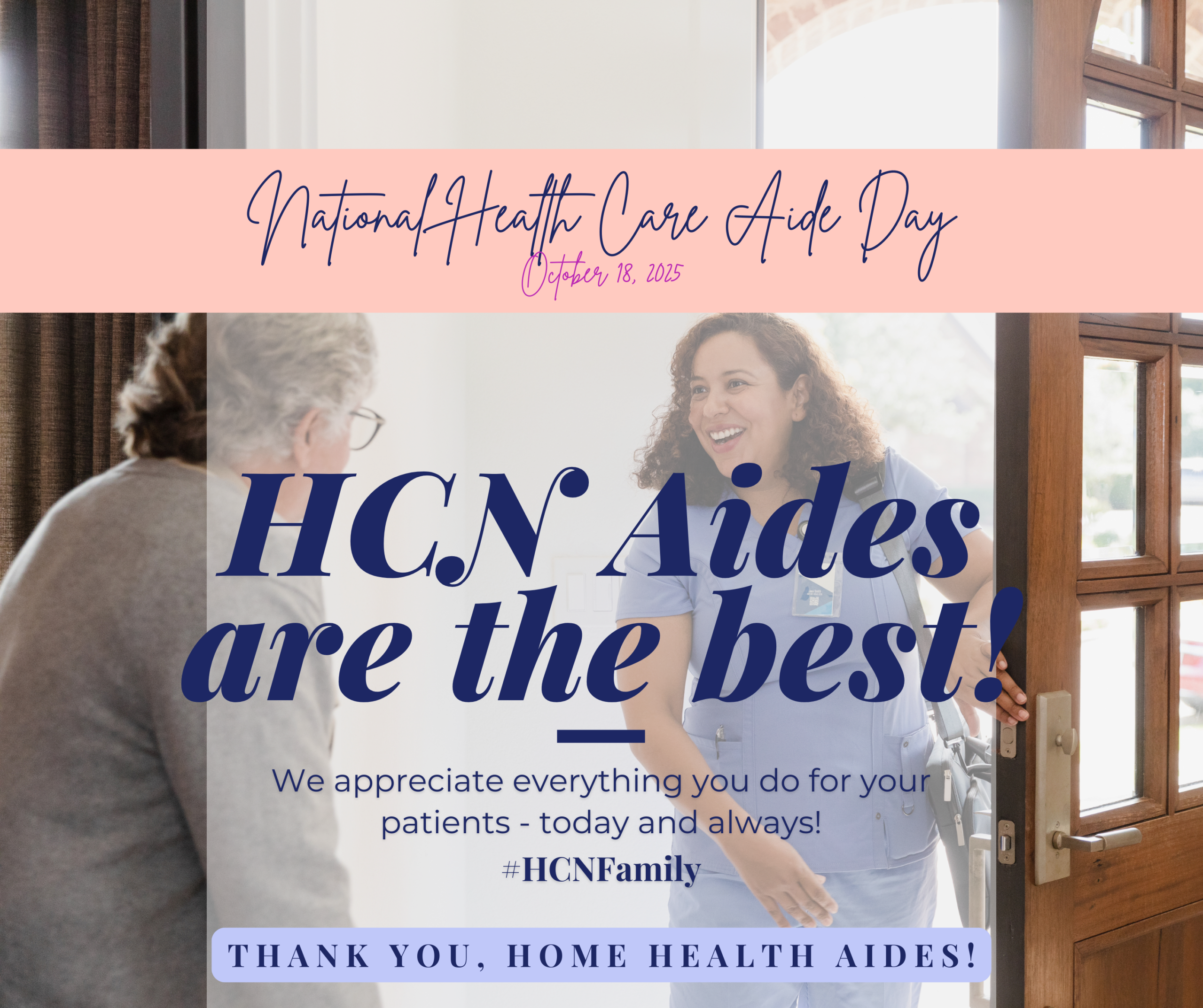 THANK YOU Home Health Aides